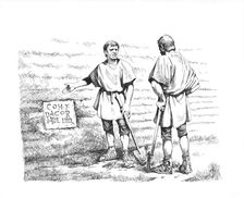 Hadrian's Wall, Northumberland, 2nd century (c1985-c2000). Artist: Philip Corke