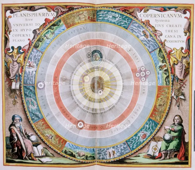 Haemisphaeri Graphicum Coeli Tiet, 1660. Creator: Andreas Cellarius.