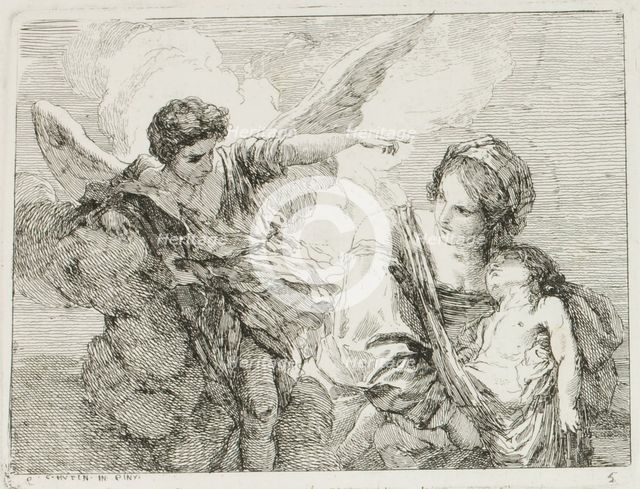 Hagar, 1764. Creator: Charles Hutin.