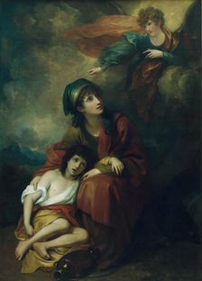 Hagar and Ishmael, 1776, reworked 1803. Creator: Benjamin West