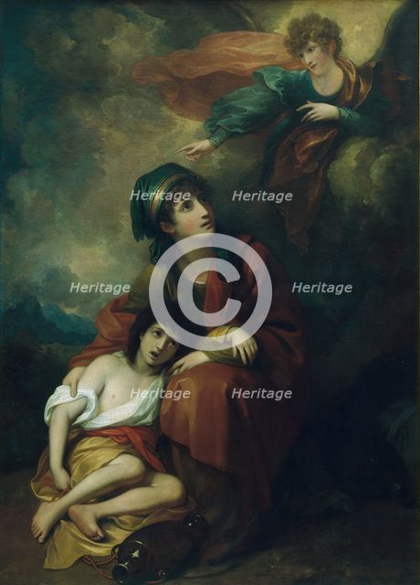Hagar and Ishmael, 1776, reworked 1803. Creator: Benjamin West.
