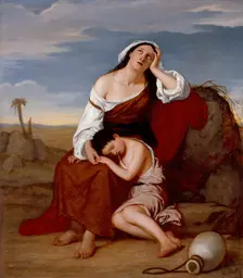 Hagar and Ishmael, 1830. Creator: Charles Lock Eastlake