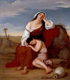 Hagar and Ishmael, 1830. Creator: Charles Lock Eastlake