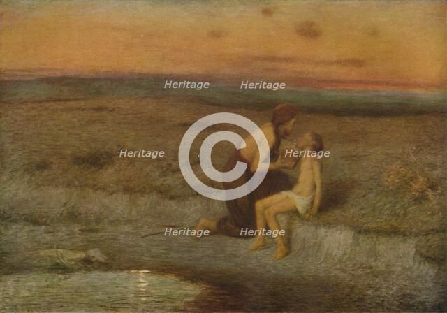 'Hagar and Ishmael', c19th century. Artist: Edward Stott.