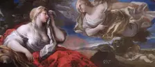 Hagar and Ishmael in the Desert 17th or early 18th century. Artist: Luca Giordano