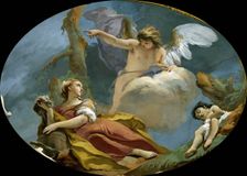 Hagar And Ishmael In The Desert, ca 1728. Creator: Tiepolo, Giambattista (1696-1770)