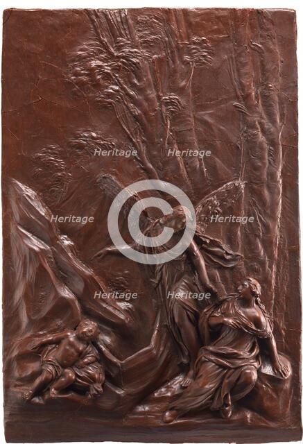 Hagar and the Angel, before 1743. Creator: Unknown.