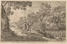 Hagar and the Angel. Creator: Herman van Swanevelt