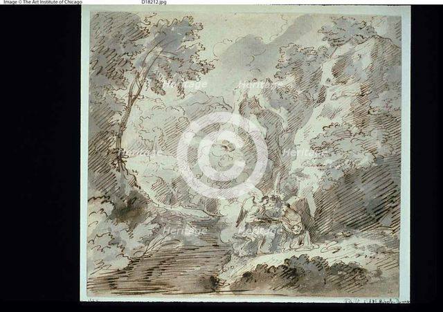 Hagar and the Angel, n.d. Creator: Unknown.