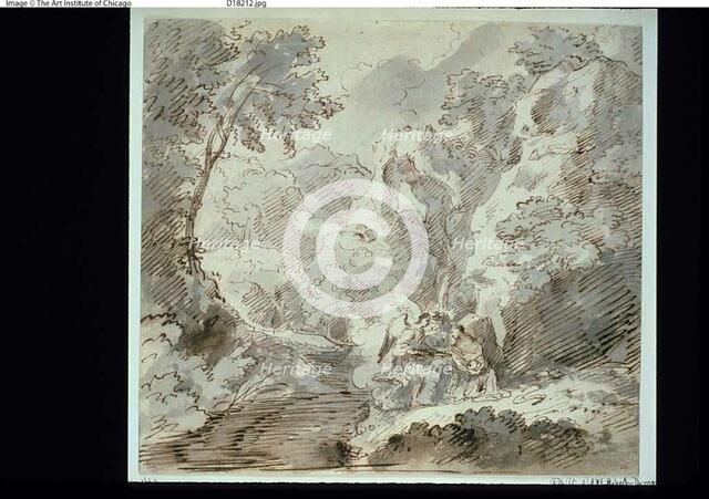 Hagar and the Angel, n.d. Creator: Unknown.