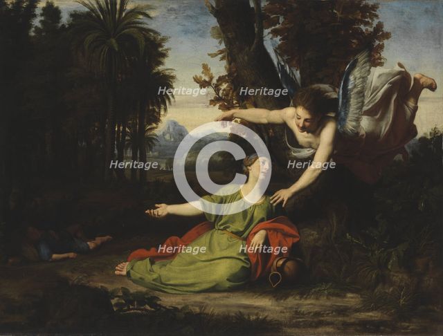 Hagar In The Desert, c1683-1685. Creator: Colombel, Nicolas (c. 1644-1717).