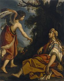 Hagar in the Desert. Creator: Giovanni Biliverti