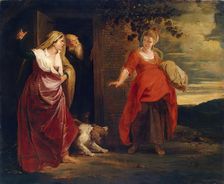 Hagar Leaves the House of Abraham, 1616. Creator: Peter Paul Rubens
