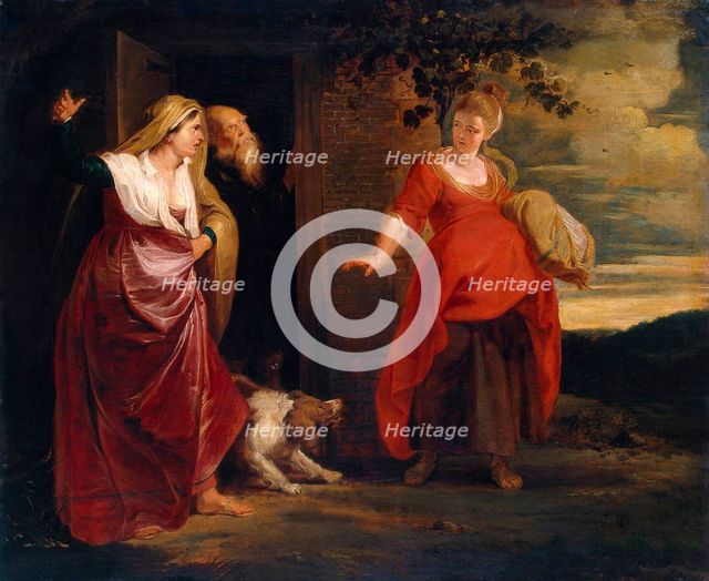 'Hagar Leaves the House of Abraham', c1615. Artist: Peter Paul Rubens