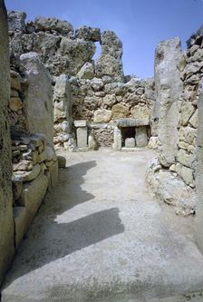 Hagar Qim temple on Malta. (c.3000 BC)