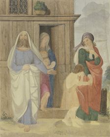 Hagar's Expulsion, c1835. Creator: Philipp Veit