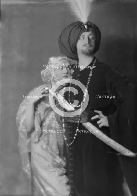 Haggin, Ben Ali, Mr., theatrical production, 1915 Jan. 3. Creator: Arnold Genthe.
