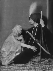 Haggin, Ben Ali, Mr., theatrical production, 1915 Jan. 3. Creator: Arnold Genthe