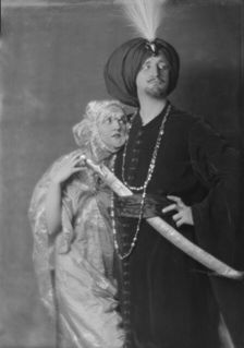 Haggin, Ben Ali, Mr., theatrical production, 1915 Jan. 3. Creator: Arnold Genthe