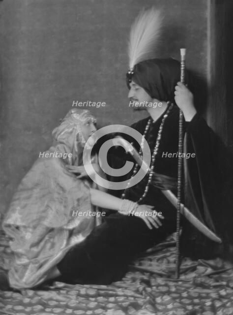 Haggin, Ben Ali, Mr., theatrical production, 1915 Jan. 3. Creator: Arnold Genthe.