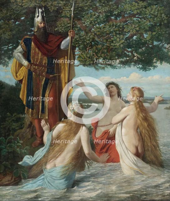 Hagen and the Rhinemaidens, c. 1916.