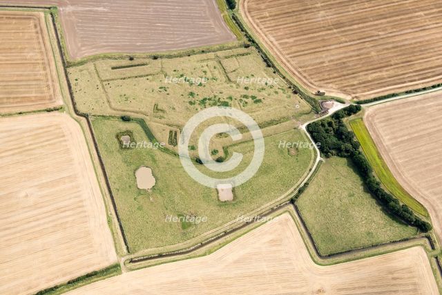 Hagnaby Abbey, earthworks of the Premonstratensian Abbey, near Sutton on Sea, Lincs, 2019. Creator: Historic England.