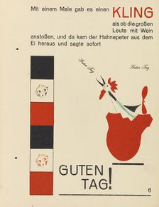 Hahne Peter, 1924. Creator: Schwitters, Kurt (1887-1948)