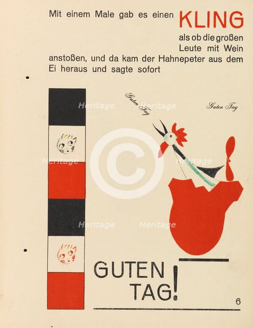 Hahne Peter, 1924. Creator: Schwitters, Kurt (1887-1948).