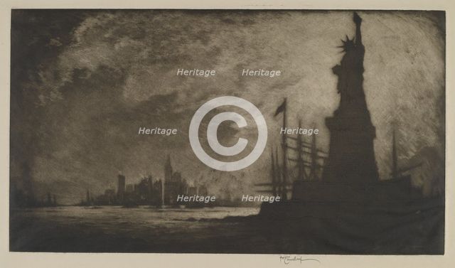 Hail America, 1908. Creator: Joseph Pennell.