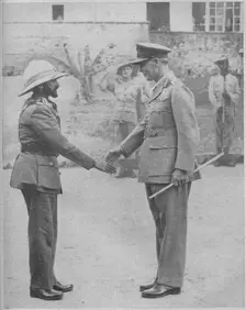 Haile Selassie and General Cunningham 1941