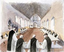 Hailes Abbey, c13th century, (c1990-2010). Artist: Terry Ball