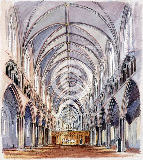 Hailes Abbey, c13th century, (c1990-2010). Artist: Terry Ball.