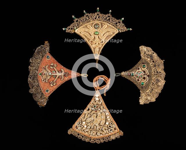 Hair accessory, Russian, 1790-1810. Creator: Unknown.