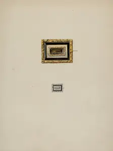 Hair Brooch, c. 1937. Creator: O.A. Kirby