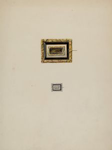 Hair Brooch, c. 1937. Creator: O.A. Kirby