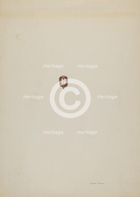 Hair Brooch, c. 1937. Creator: Syrena Swanson.