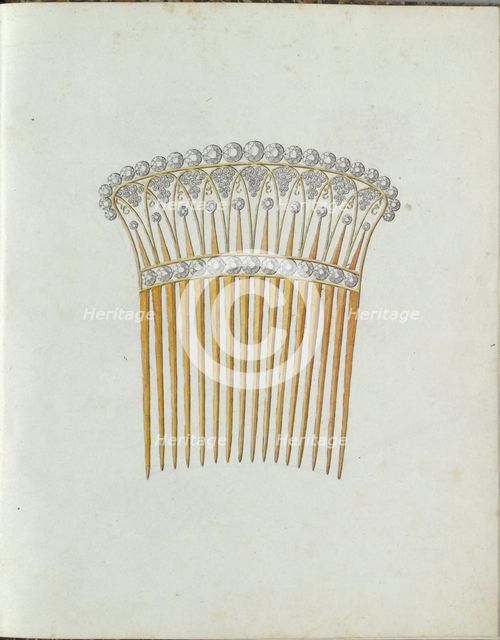 Hair comb with sixteen teeth, c.1800-c.1810. Creator: Carl Friedrich Bärthel.