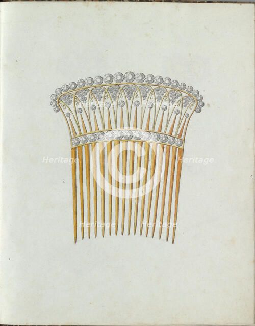 Hair comb with sixteen teeth, c.1800-c.1810. Creator: Carl Friedrich Bärthel.