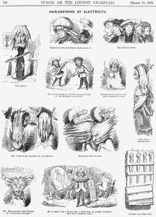Hair-Dressing by Electricity 1866