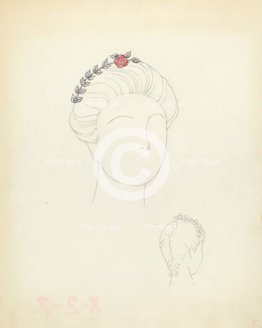 Hair Ornament, 1935/1942. Creator: Unknown.