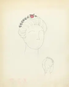 Hair Ornament, 1935/1942. Creator: Unknown