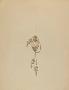 Hair Ornament, c. 1937. Creator: Melita Hofmann