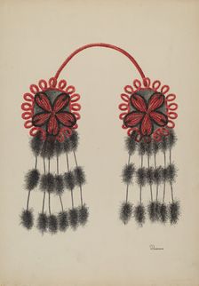 Hair Ornament, c. 1940. Creator: Charles Rose