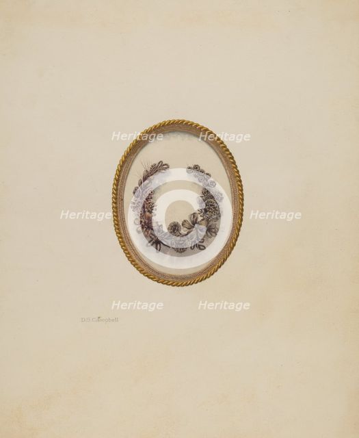 Hair Ornament, c. 1940. Creator: Douglas Campbell.