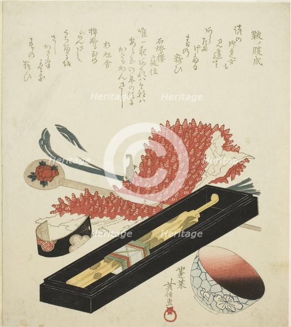 Hair Ornaments, Japan, c. 1804/30. Creator: Kikugawa Eishin.