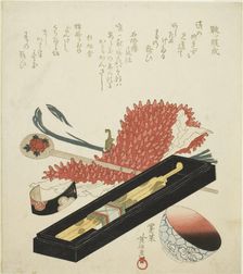 Hair Ornaments, Japan, c. 1804/30. Creator: Kikugawa Eishin