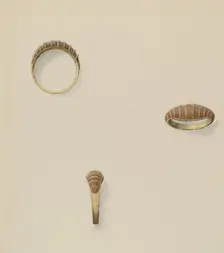 Hair Ring, c. 1937. Creator: John H. Tercuzzi