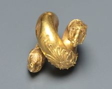Hair Ringlet with Ram Head, c. 4th Century BC. Creator: Unknown
