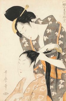 Hairdresser (Kamiyui), c. 1798
