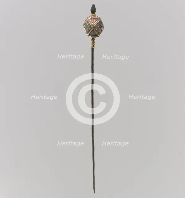 Hairpin, Frankish, 6th century. Creator: Unknown.